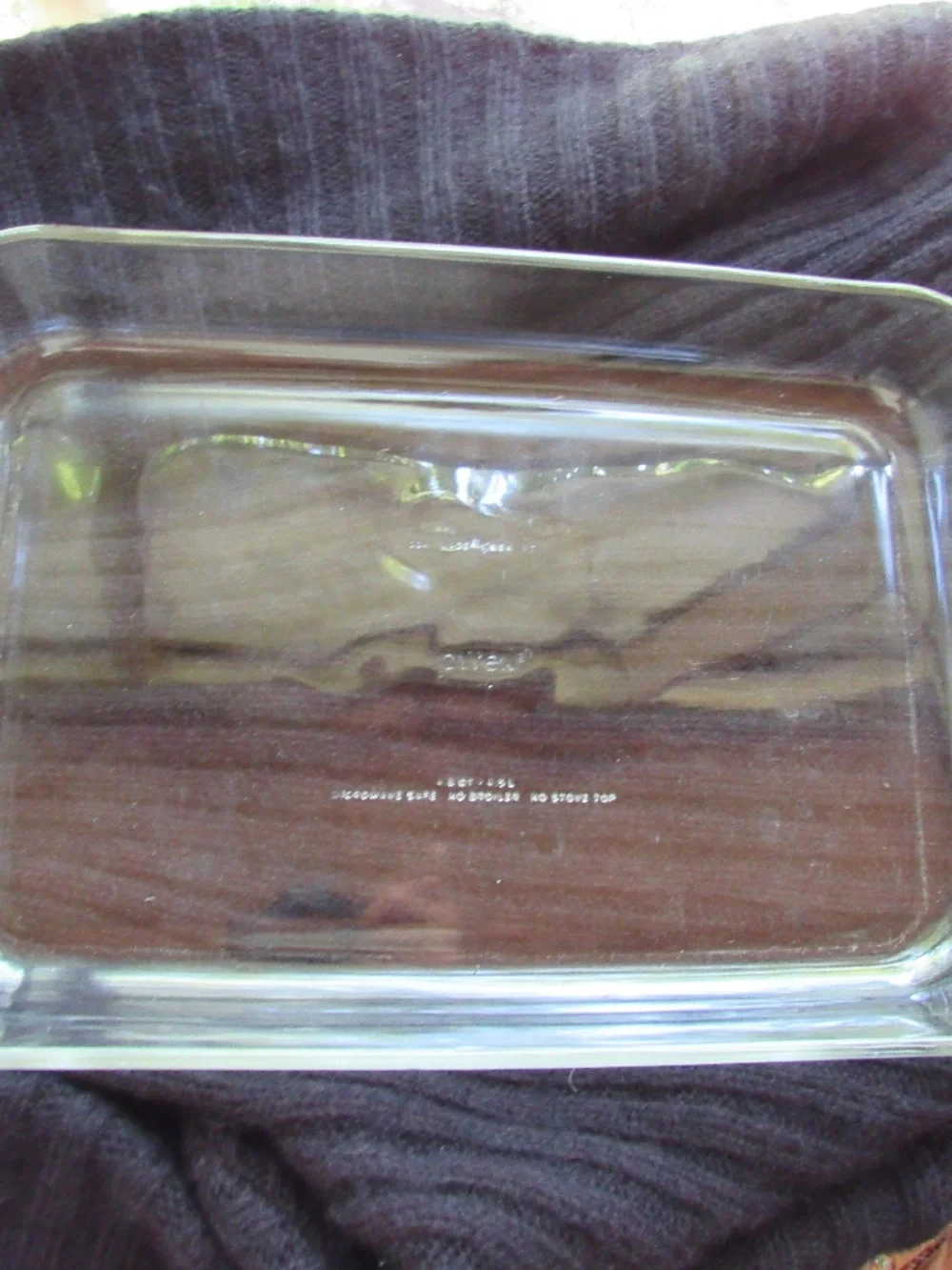 Vtg PYREX 234 Clear Glass 17 Casserole Dish Baking 70s Made USA